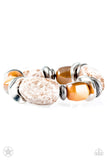 B310 Glaze of Glory - Peach - Brown - Bracelet - Paparazzi